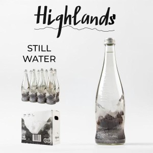 Highlands Lightly Sparkling Mineral Water – 8 Pack (500ml Bottles)